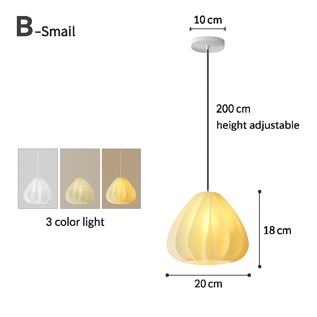 lustre nordique à fleurs imprimées 3d pour restaurant et bar - vue 7 sur 15