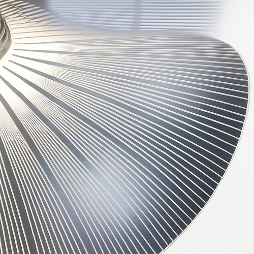 lustre nordique led acrylique design vagues postmoderne - vue 6 sur 11