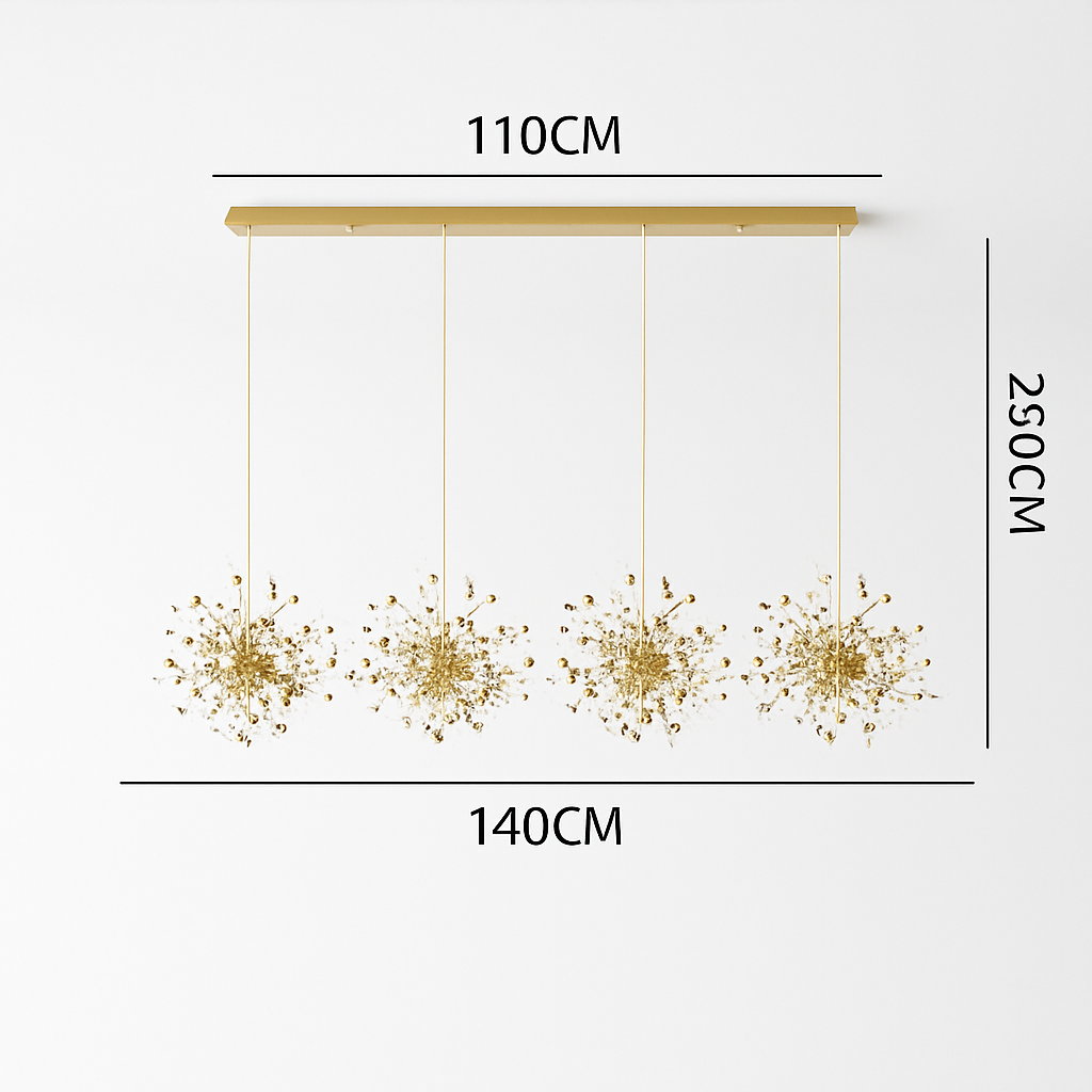 lustre nordique moderne avec lumières led pour décoration intérieure - vue 12 sur 18