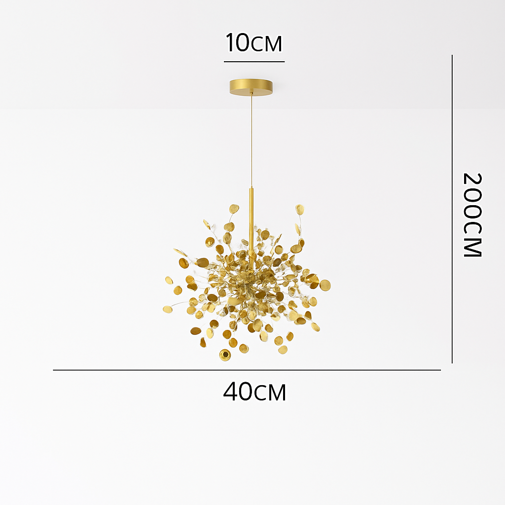 lustre nordique moderne avec lumières led pour décoration intérieure - vue 16 sur 18