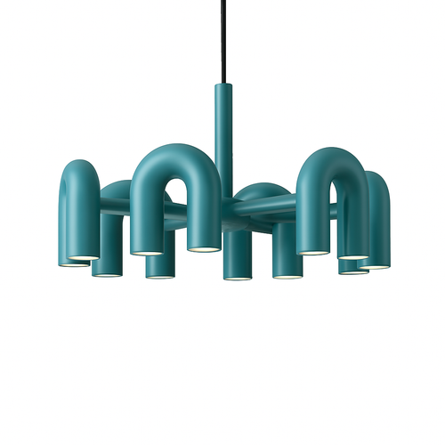 Lustre nordique simple pour salon - vue 5 sur 14