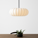 lustre nordique simple wabi sabi en soie led loft