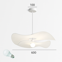 lustre nordique vintage en tissu pour un éclairage suspendu élégant