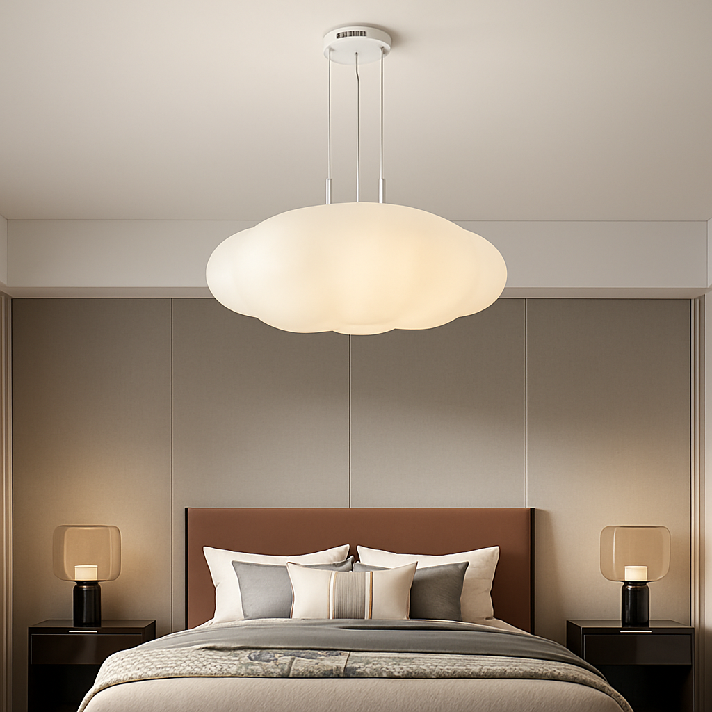 Lustre Nuages Blanc LED Lustre Pour Salle À Manger Chambre D'enfant Hall Créative Décorative Éclairage Quotidien - vue 1 sur 22