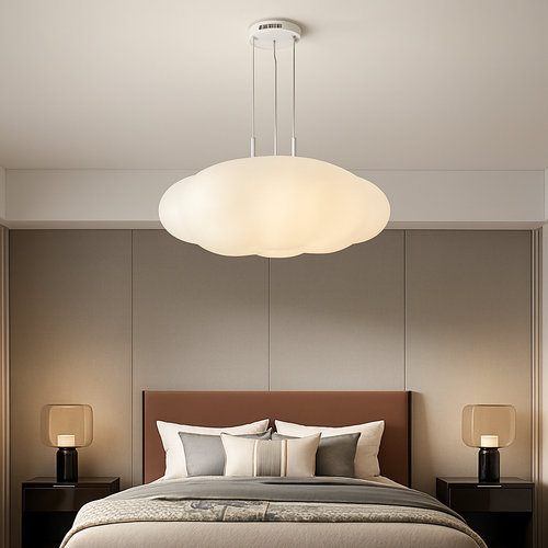 Lustre Nuages Blanc LED Lustre Pour Salle À Manger Chambre D'enfant Hall Créative Décorative Éclairage Quotidien - vue 2 sur 22