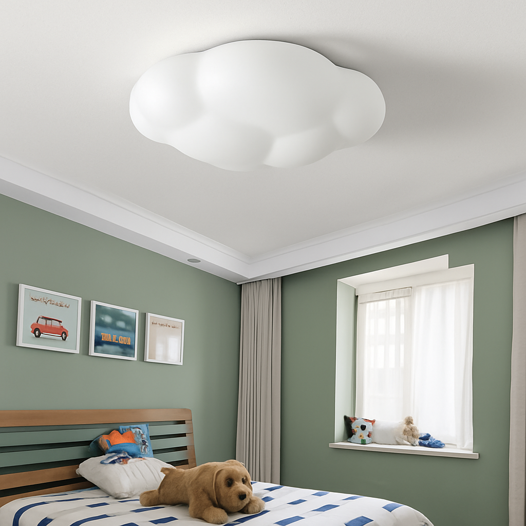 Lustre Nuages Blanc LED Lustre Pour Salle À Manger Chambre D'enfant Hall Créative Décorative Éclairage Quotidien - vue 4 sur 22