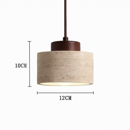 lustre rétro en pierre de grotte pour décoration intérieure