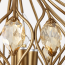 lustre rétro français en cristal style vintage pour villa