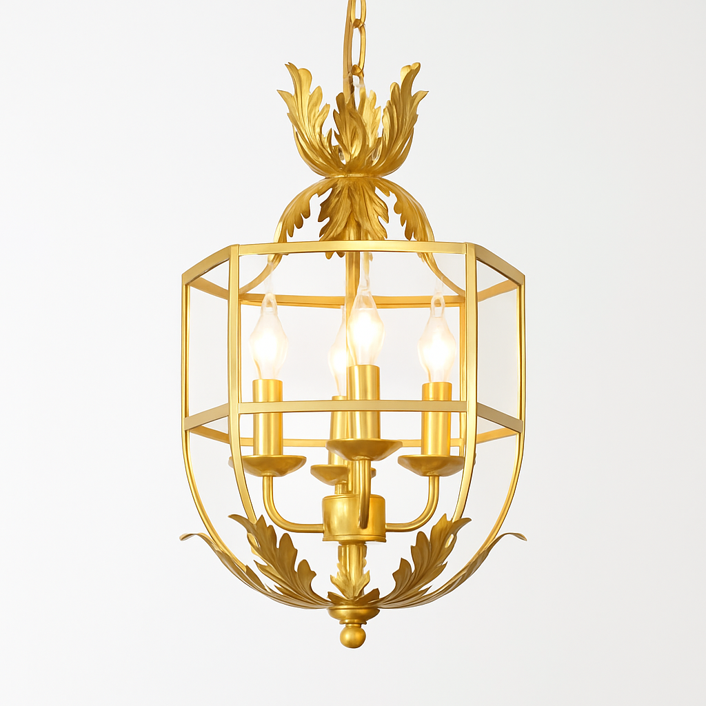 lustre style loft américain vintage en fer nordique rural - vue 7 sur 9