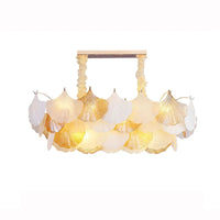 lustre suspendu led art déco ginkgo dimmable pour un éclairage élégant
