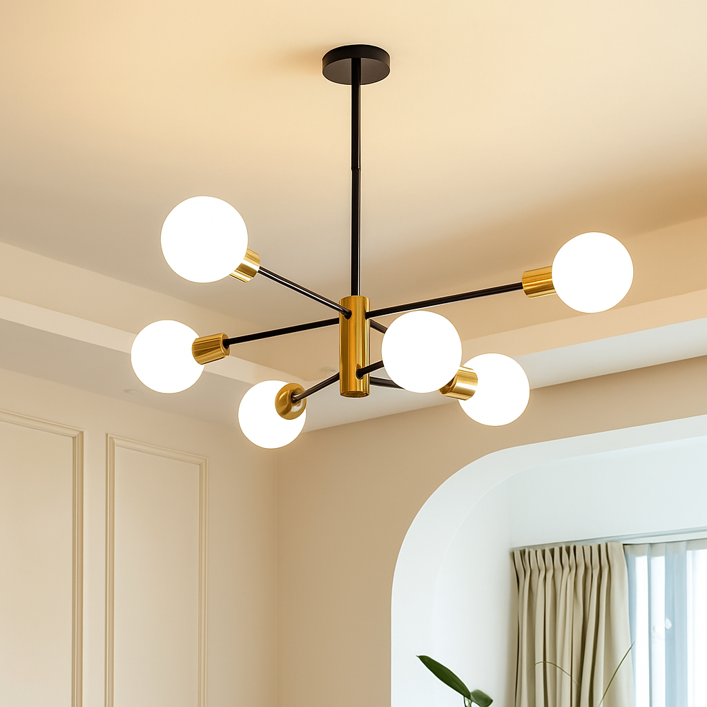 lustre suspendu led moderne nordique pour décoration intérieure - vue 9 sur 10