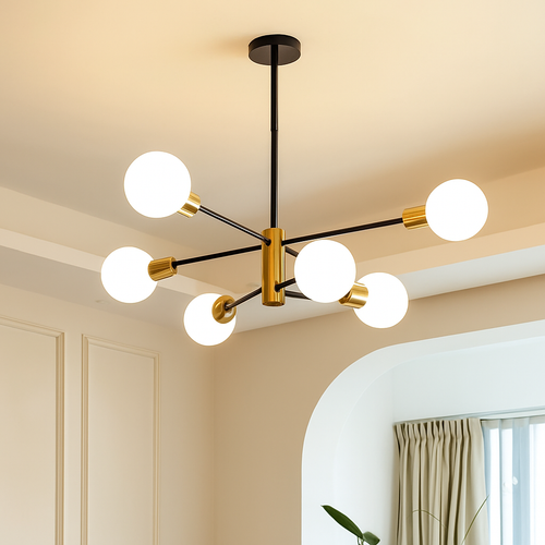 lustre suspendu led moderne nordique pour décoration intérieure - vue 9 sur 10