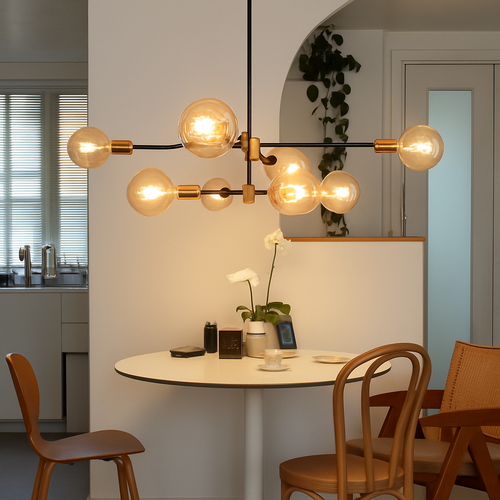 lustre suspendu led moderne nordique pour décoration intérieure - vue 10 sur 10