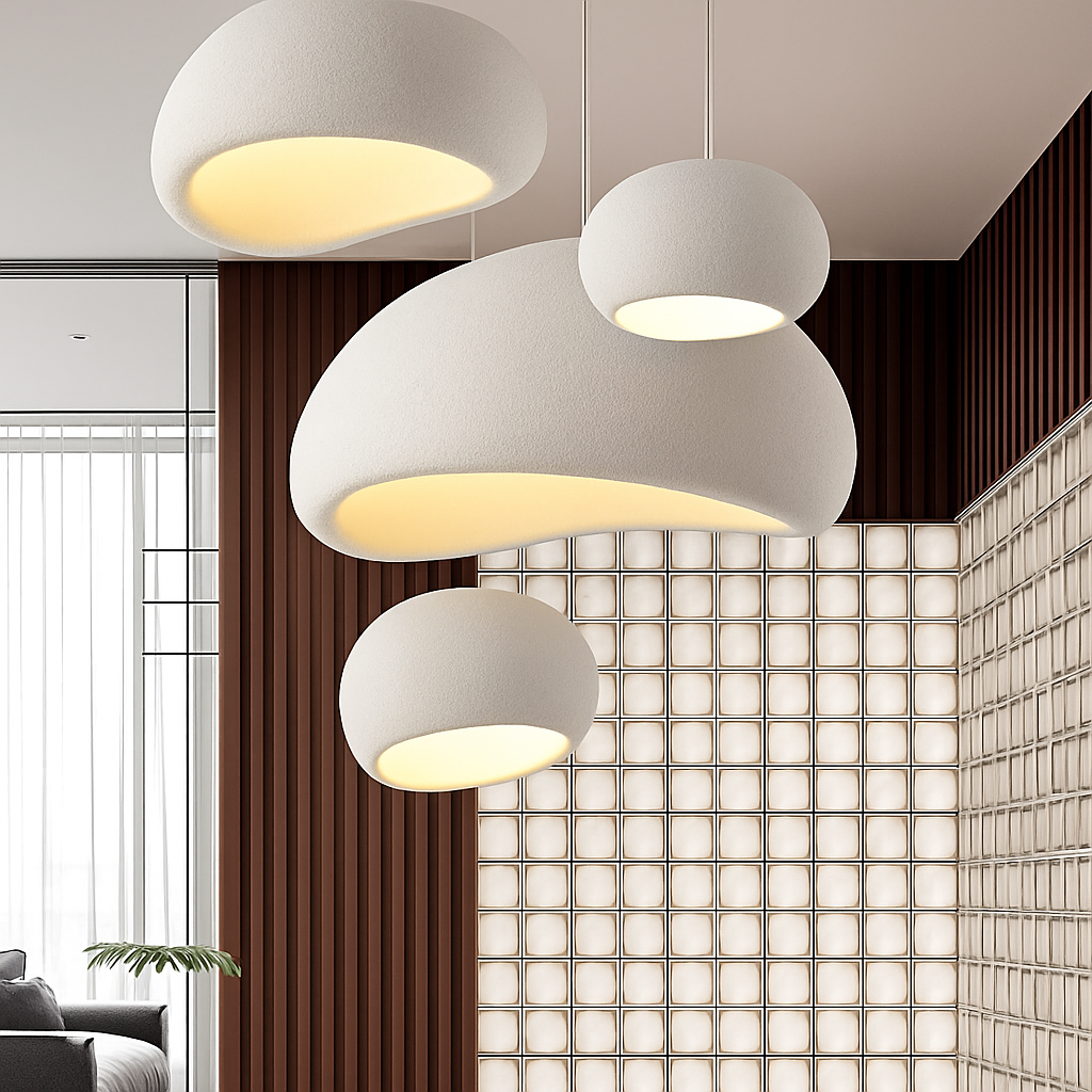 lustre suspendu moderne japonais fait main pour intérieur et café - vue 3 sur 27