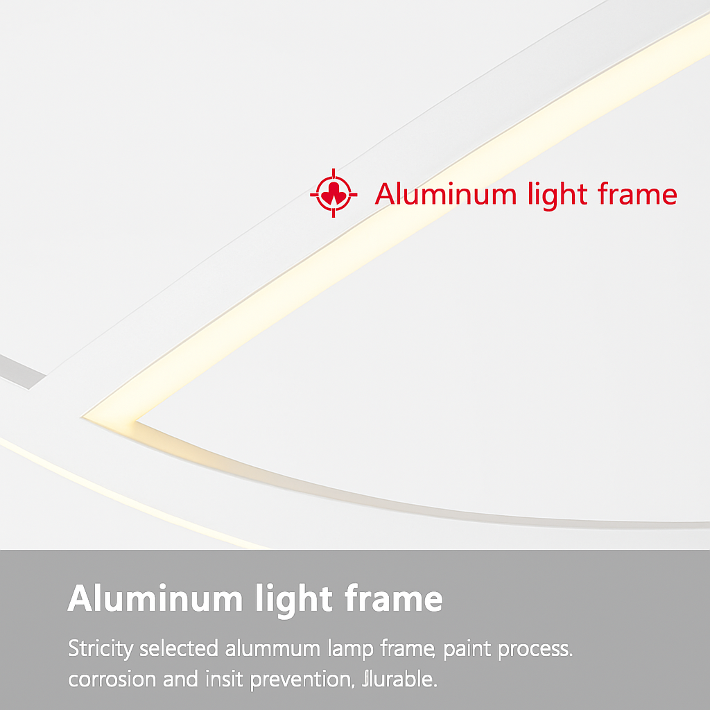 lustre suspendu moderne led avec abat-jour acrylique hyperbolique - vue 5 sur 12