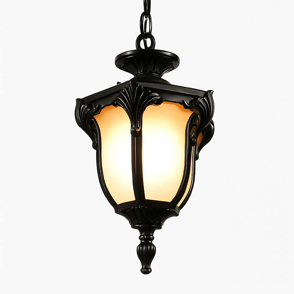 lustre étanche pour balcon extérieur et jardin décoratif - vue 3 sur 10