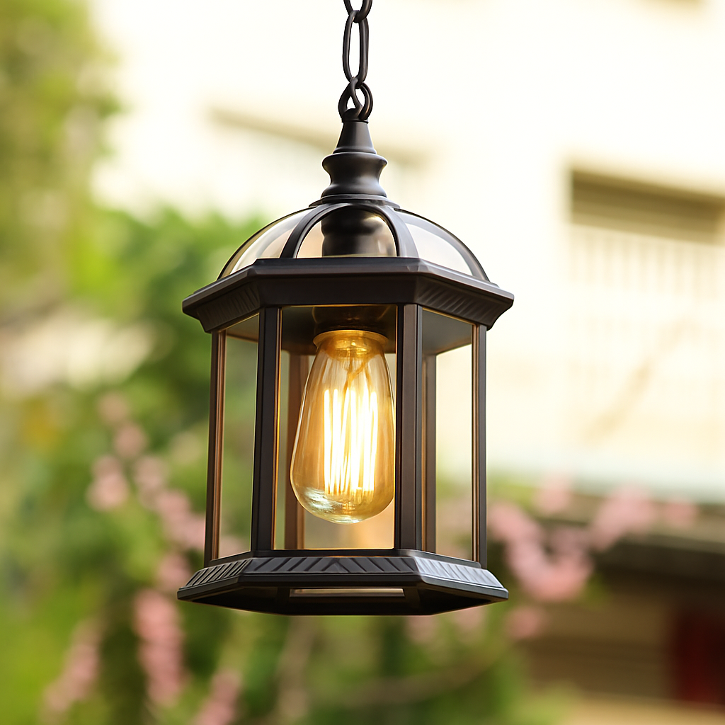 lustre étanche pour balcon extérieur et jardin décoratif - vue 4 sur 10