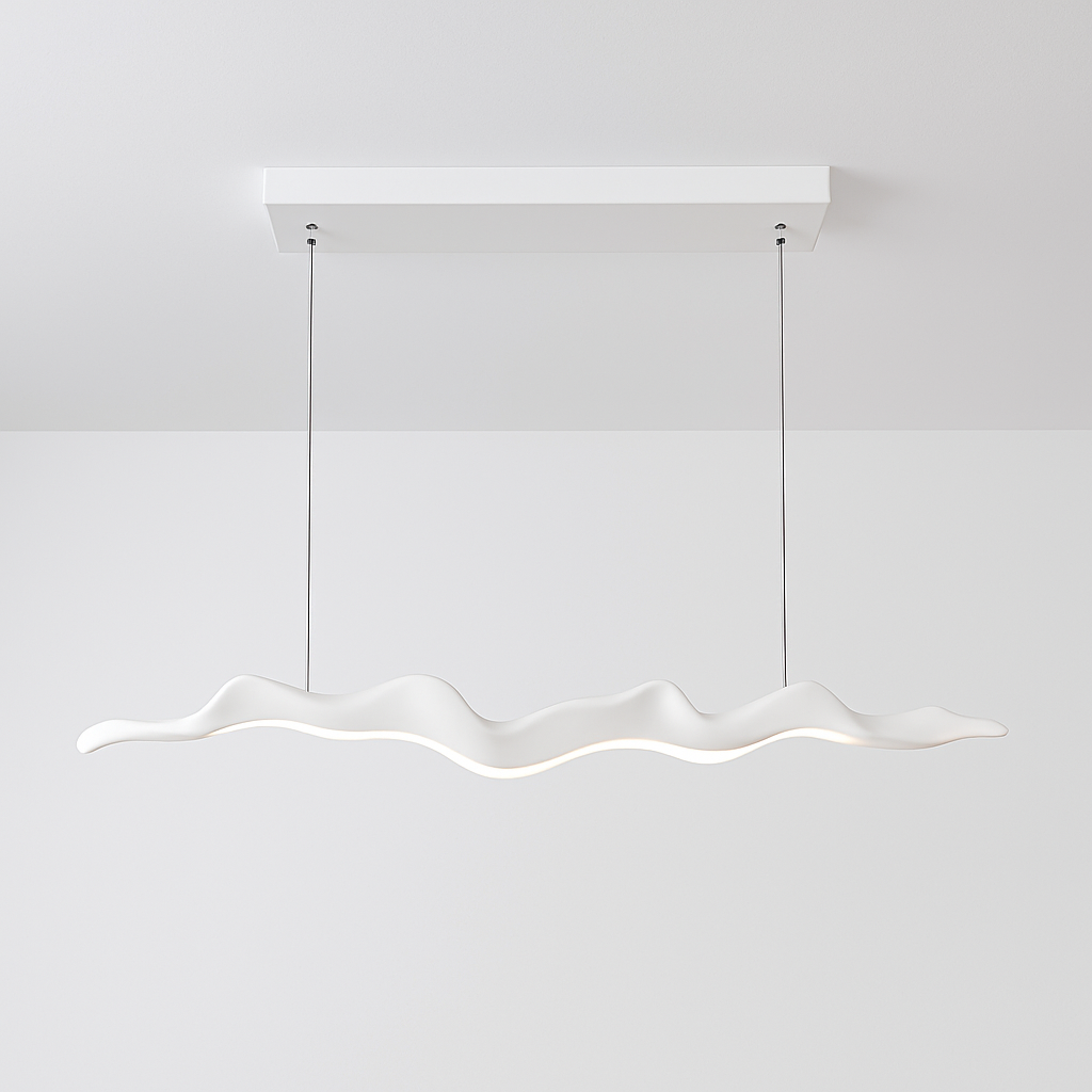 Lustre Vintage Résine Feuille Lumières Dimmable Avec RC