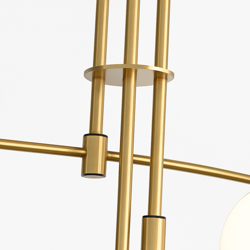 lustres en verre pour barre de suspension cuisine - vue 7 sur 12