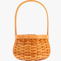 mini panier en bois pour fleurs et rangement décoratif