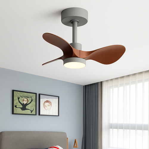 mini ventilateur de plafond moderne avec lumières pour enfants - vue 4 sur 13