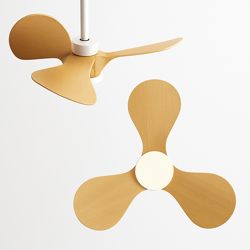 mini ventilateur de plafond moderne avec lumières pour enfants - vue 5 sur 13