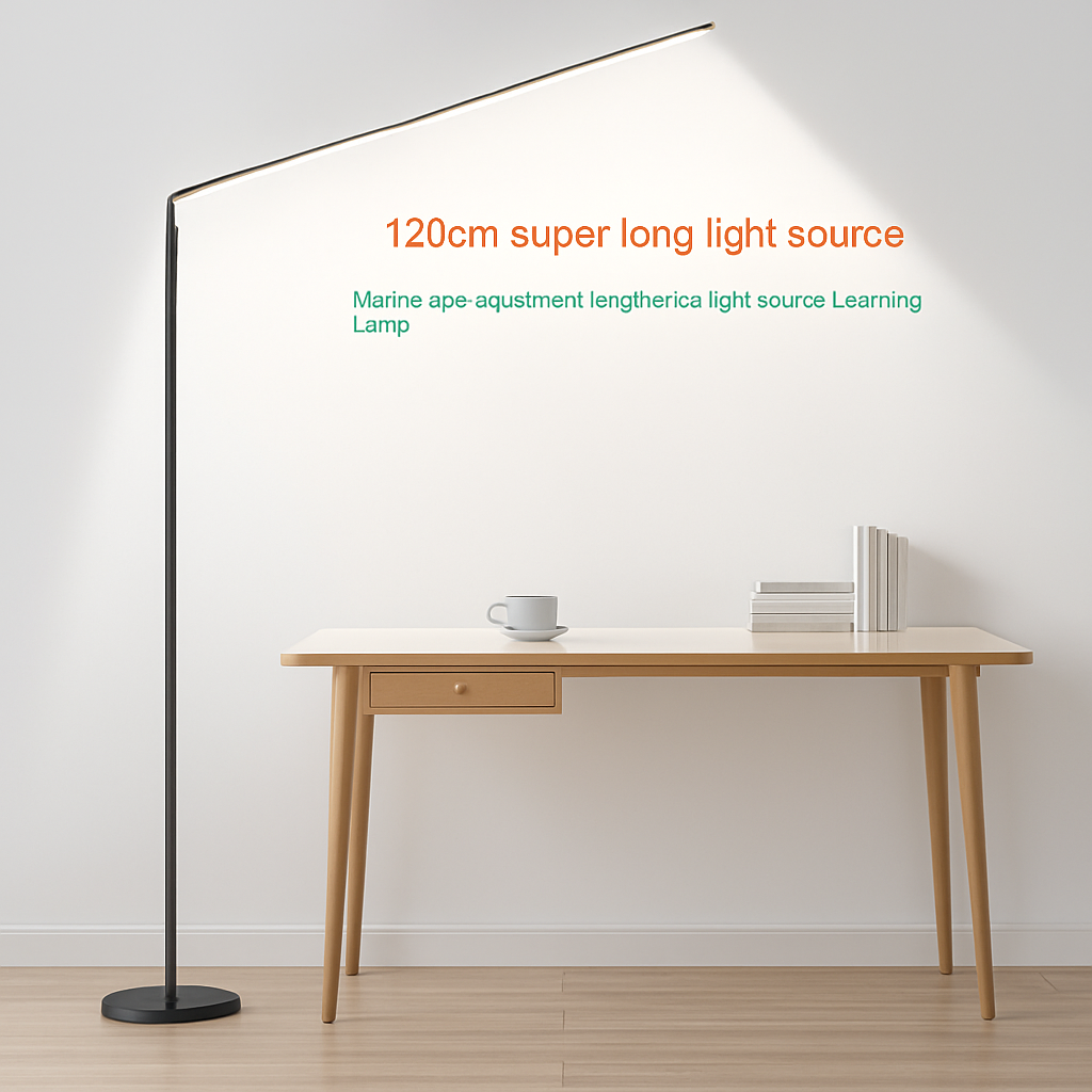 Minimalisme lampadaire LED Super lumineux lampe de lecture salon chambre chevet lampe verticale sol Piano luminaire - vue 5 sur 18