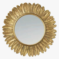 miroir décoratif en macramé style rétro pour décoration intérieure