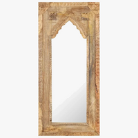 miroir en bois de manguier pour décoration intérieure moderne