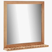 miroir en bois de noyer massif pour décoration intérieure