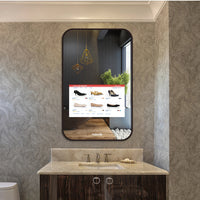miroir intelligent tactile android avec écran led 2024