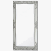 miroir mural baroque argent pour décoration intérieure élégante