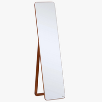 miroir mural sur pied en bois élégant et pratique
