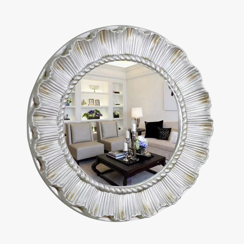 miroirs décoratifs ronds vintage pour une touche nordique élégante