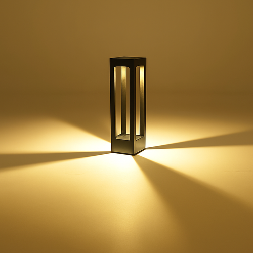Moderne en aluminium noir extérieur jardin décoration pelouse lampe Villa cour tourisme paysage domaine Rural Led pilier lumières - vue 3 sur 6