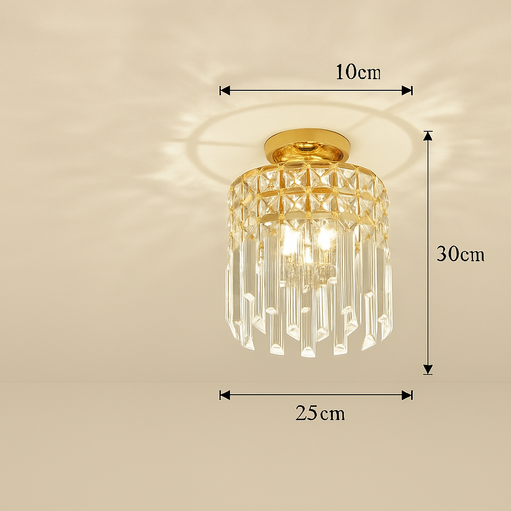 Moderne luxe cristal Led lustres salon décor Led Suspension lampe salle à manger Villa Suspension Luminaire Luminaire - vue 18 sur 18