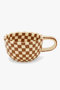 Mug café ceramique anse clé molette style atelier
