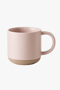 Mug cafe ceramique mouchetee style retro petit format