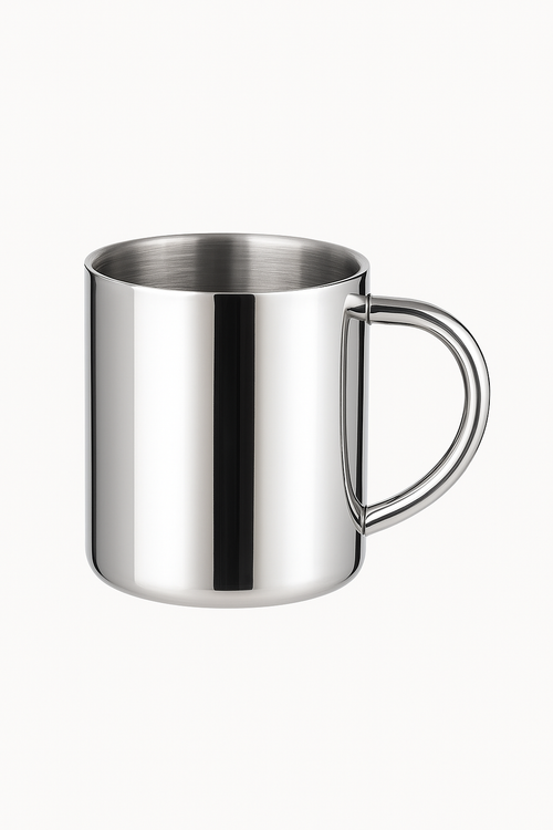 Mug café inox double paroi avec anse incassable