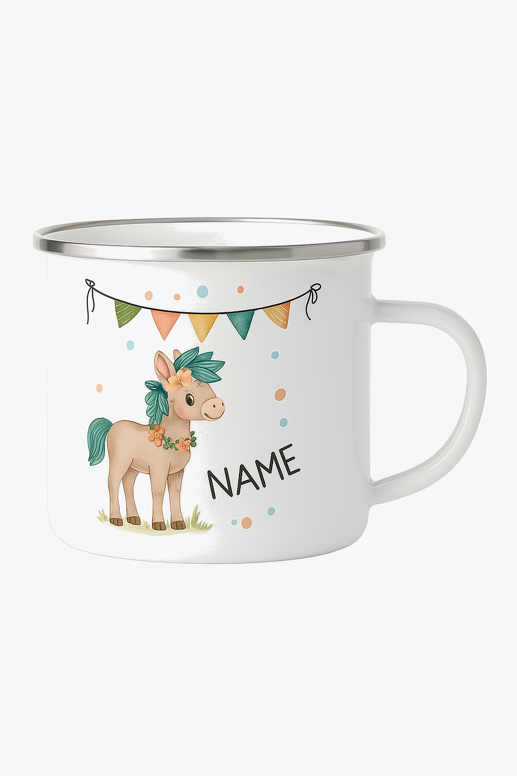 Mug enfant personnalisé animal cartoon avec prénom