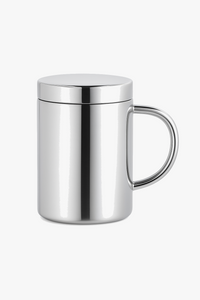 Mug inox double paroi avec anse incassable