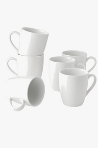 Mug porcelaine style occidental lot de 6 pièces