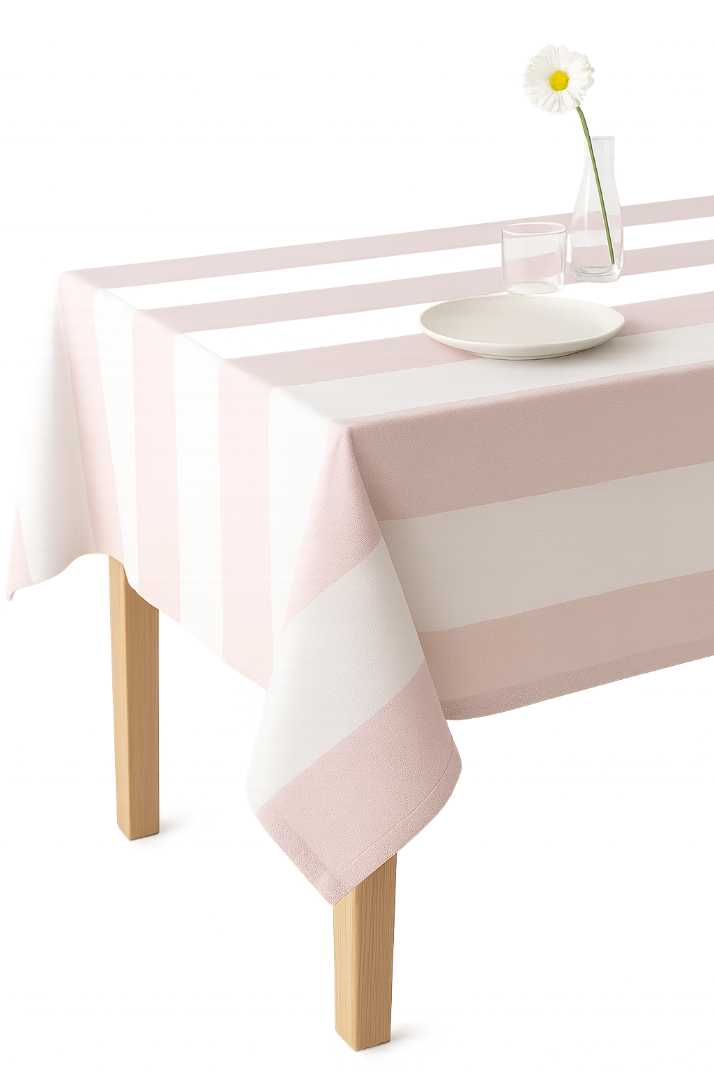 Nappe boheme a rayures motifs geometriques pour table