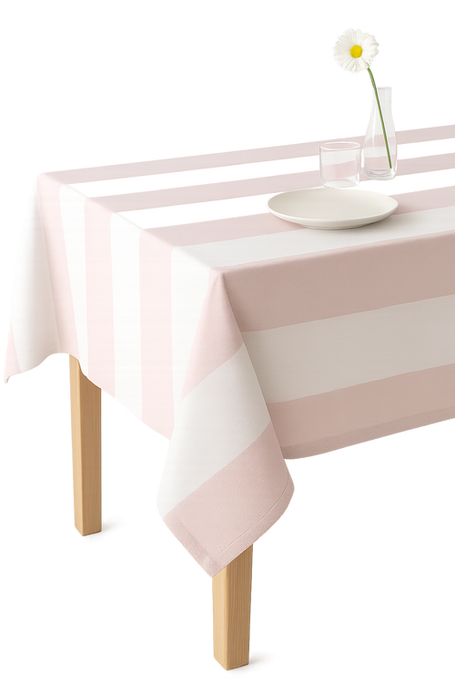 Nappe boheme a rayures motifs geometriques pour table - vue 2 sur 2