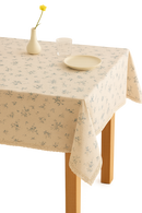 Nappe coton motifs marguerites style coréen table repas