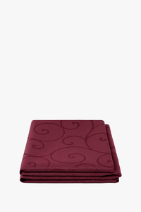 Nappe damassée florale imperméable lavable style moderne
