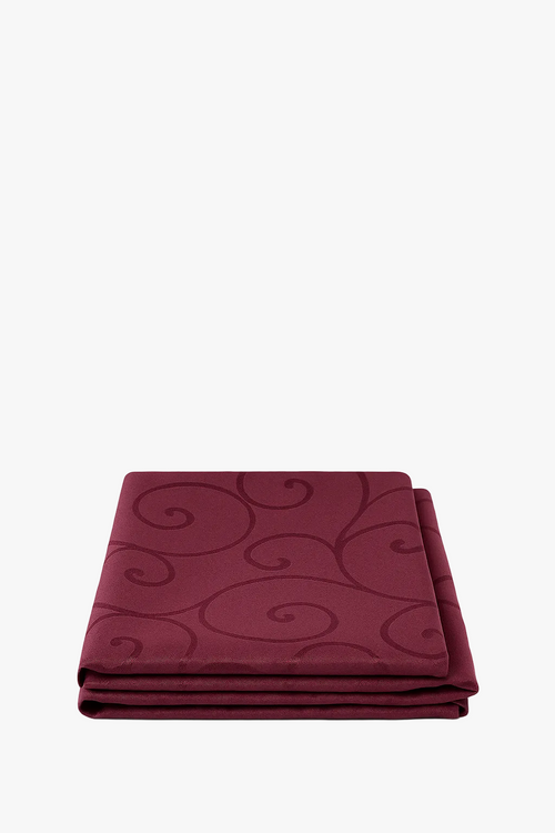 Nappe damassée florale imperméable lavable style moderne