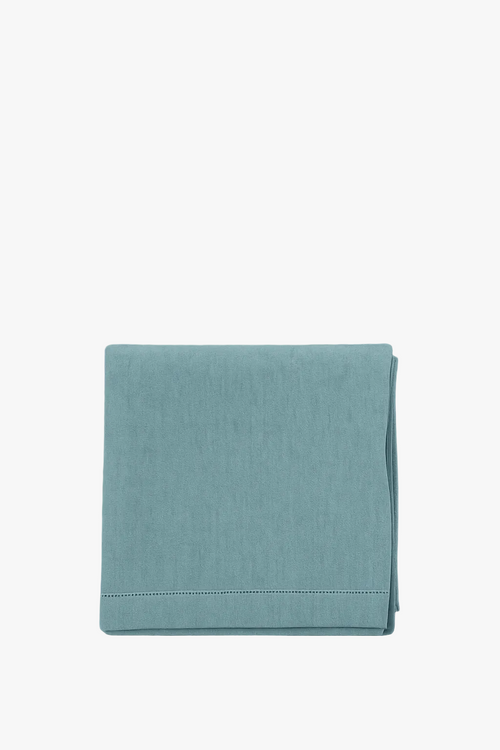 Nappe de table coton lin imperméable style uni
