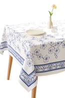 Nappe de table imperméable motif géométrique style moderne