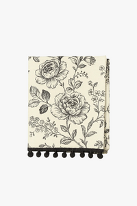 Nappe de table imprimé pivoines style ins imperméable
